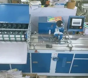 notebook stitching and folding machine in single unit